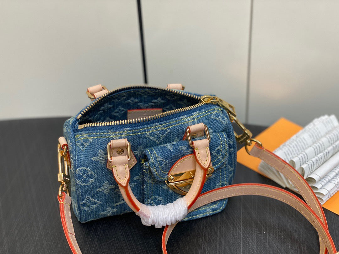 LV Speedy 16 Denim Presbyopia Series