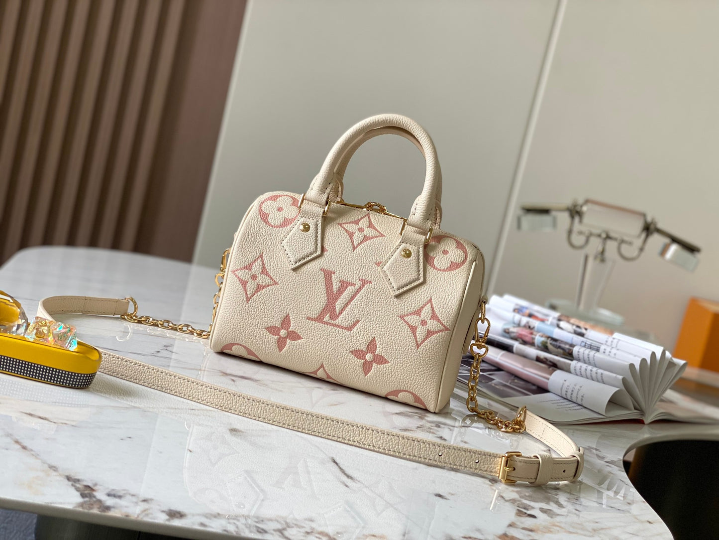 LV Speedy 20 Strawberry Cream Series