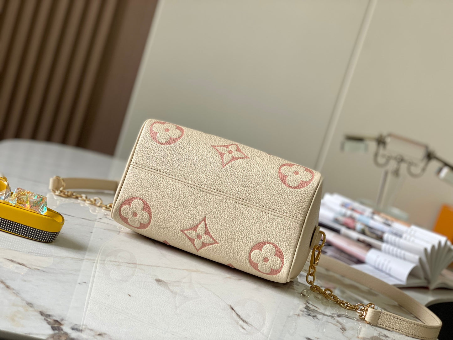 LV Speedy 20 Strawberry Cream Series