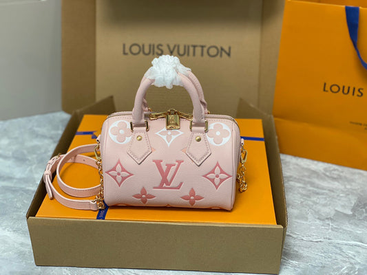 LV Speedy 20 In Pink Old Pattern