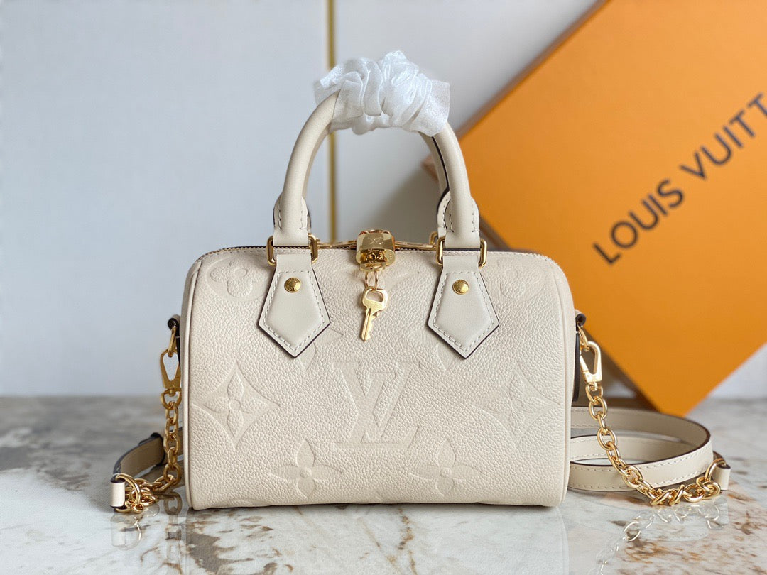 LV Speedy 20 Milky White Print Series