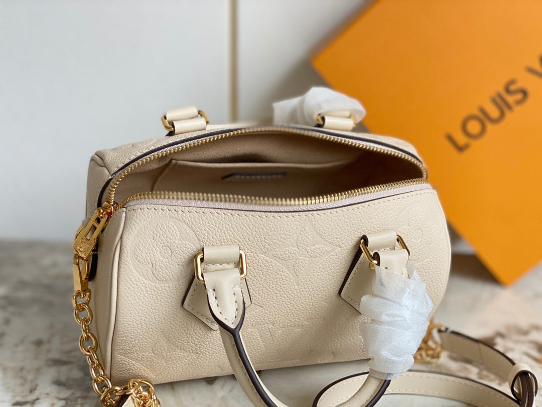 LV Speedy 20 Milky White Print Series