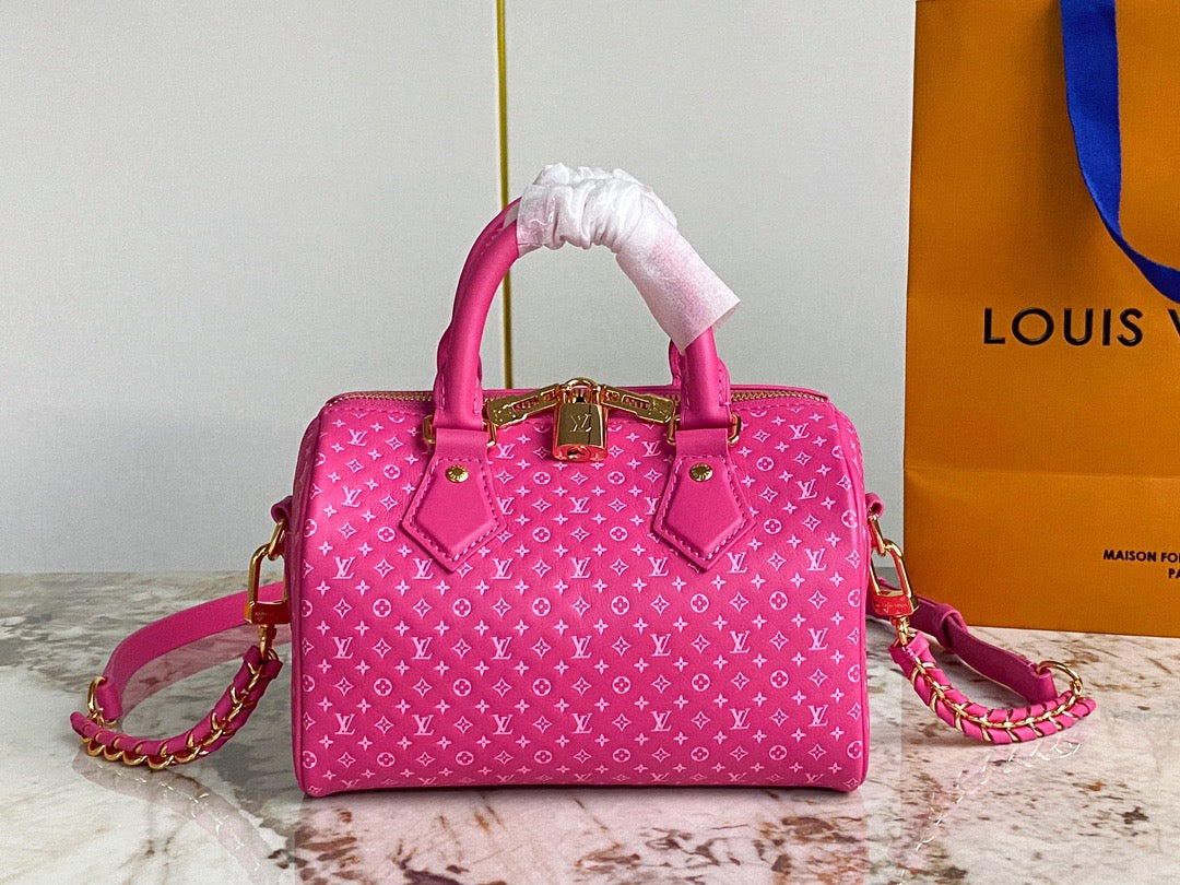 LV Speedy 20 In Rose Red Presbyopia Series