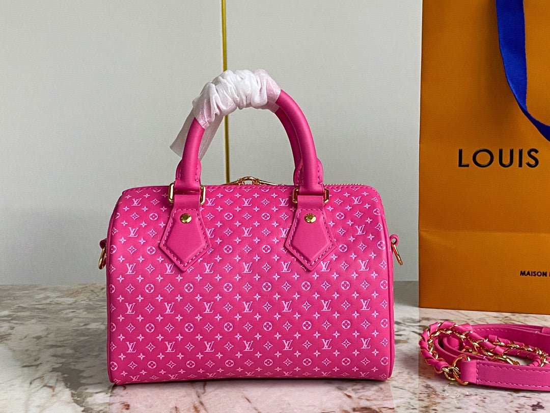 LV Speedy 20 In Rose Red Presbyopia Series