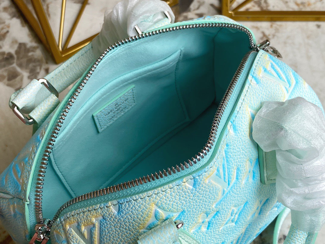 LV Speedy 20 In Mint Green Summer Star Series