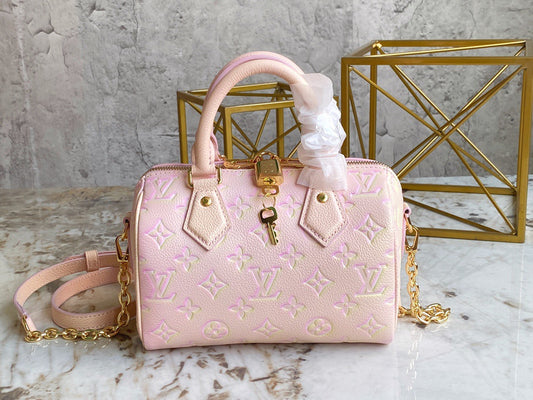 LV Speedy 20 In Pink Summer Star Series