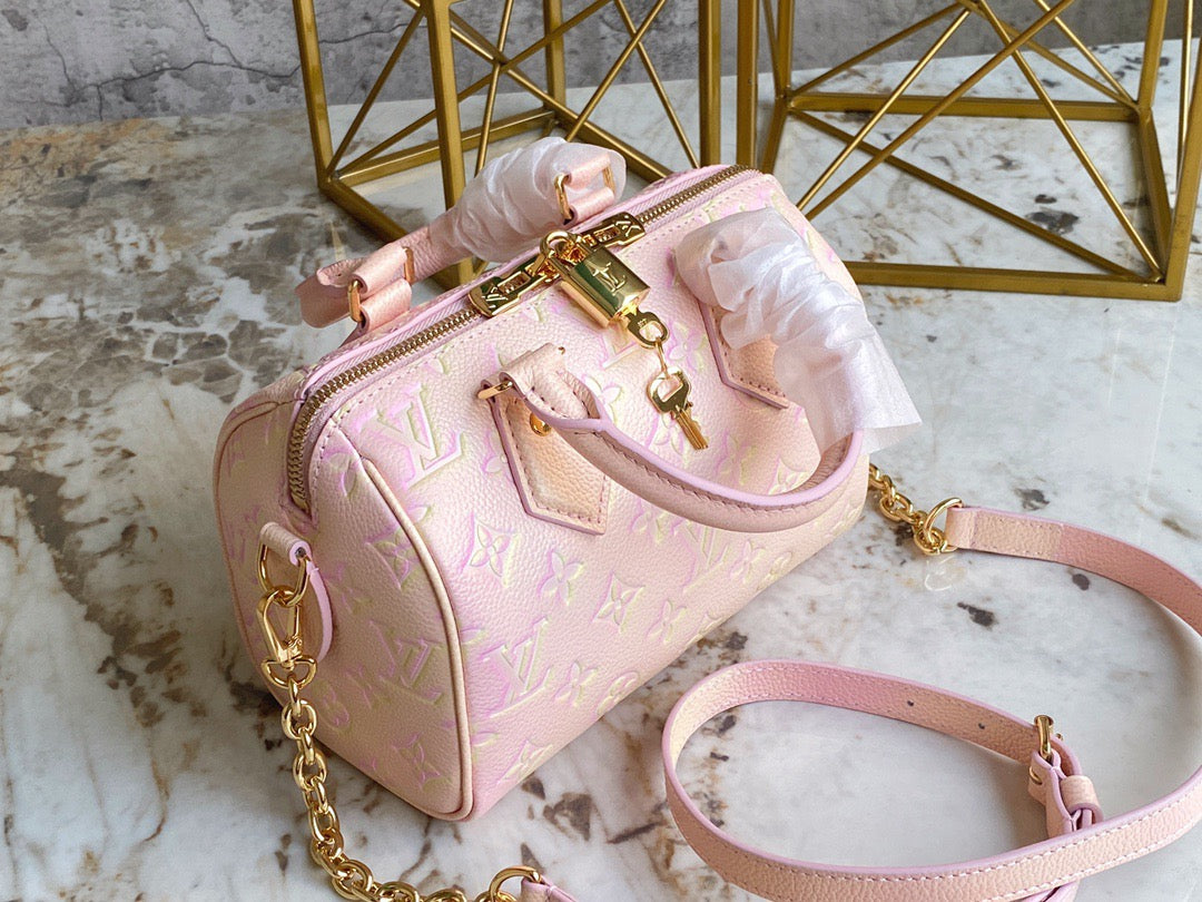 LV Speedy 20 In Pink Summer Star Series