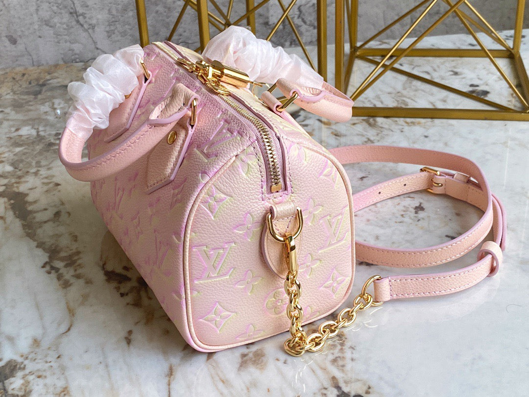 LV Speedy 20 In Pink Summer Star Series