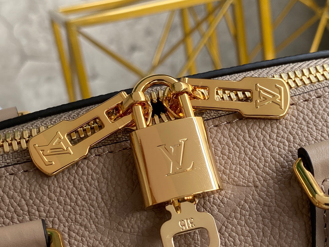 LV Speedy 20 Etoupe Full Leather Presbyopic Series