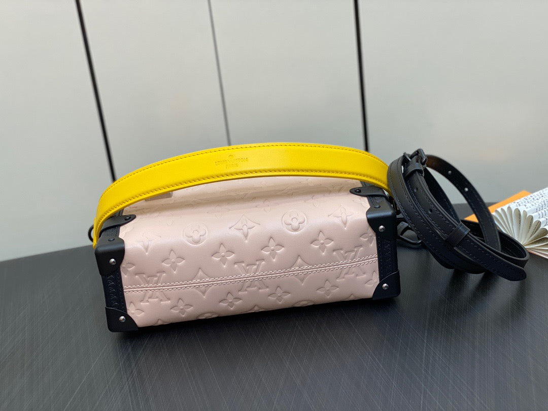 Louis Vuitton Side Trunk Pink Leather