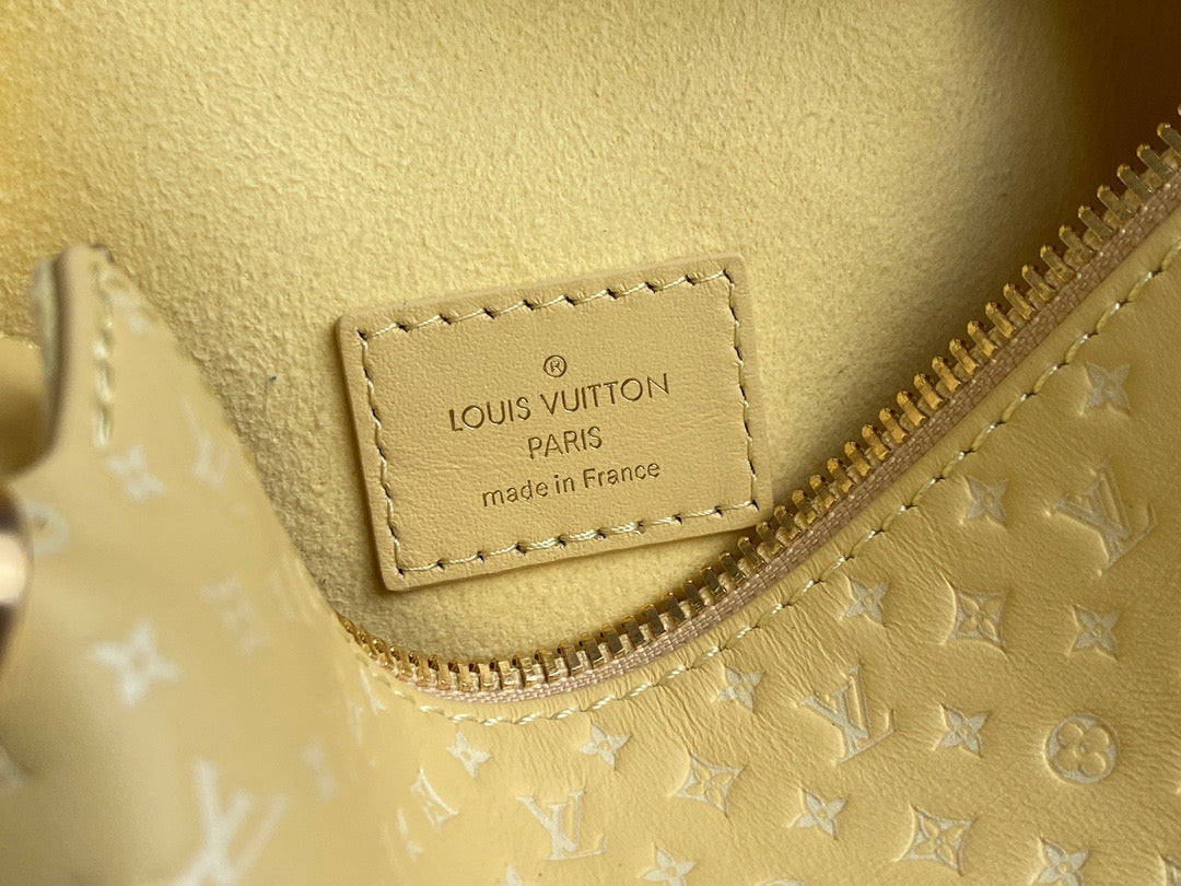 Louis Vuitton Side Trunk Yellow Leather