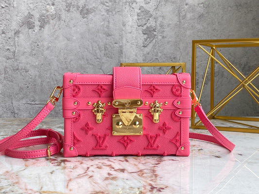 Louis Vuitton Petite Malle Pink Print Series