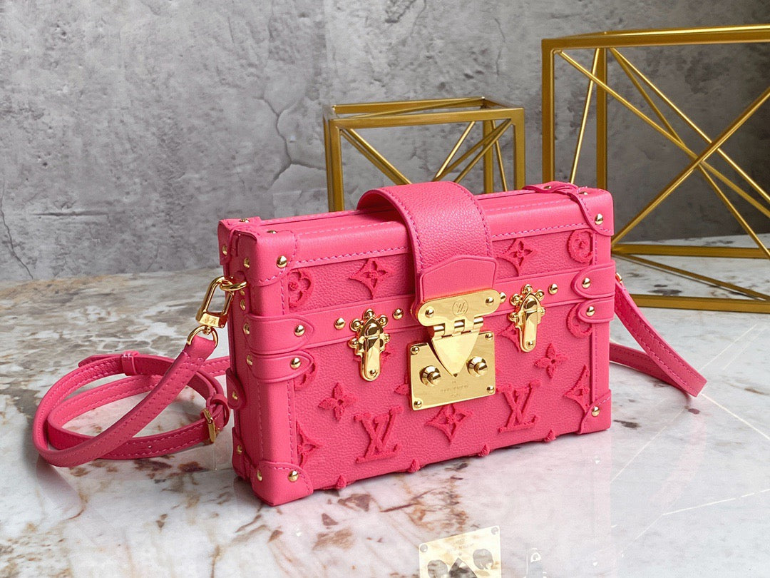 Louis Vuitton Petite Malle Pink Print Series