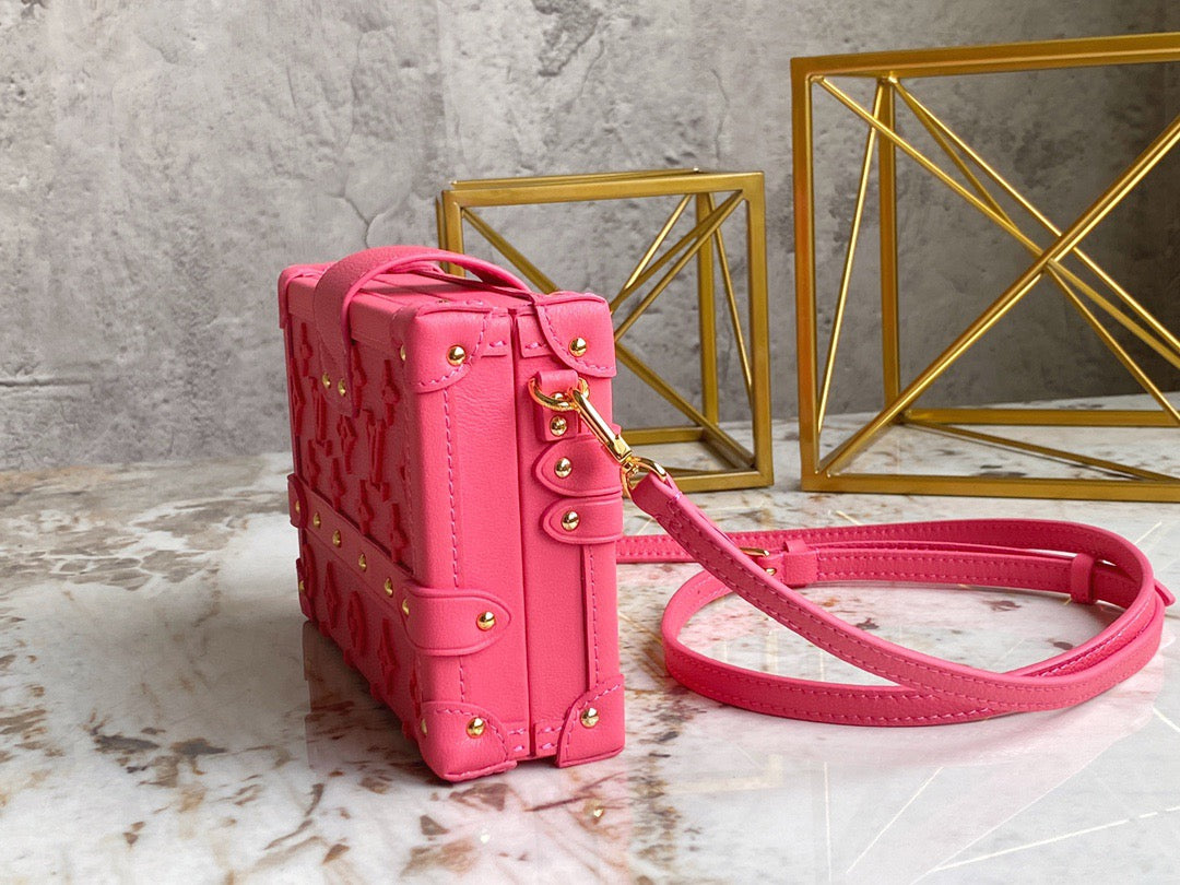 Louis Vuitton Petite Malle Pink Print Series