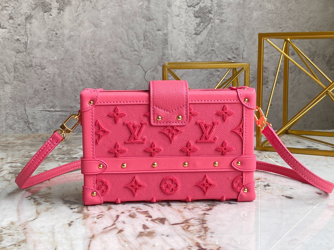 Louis Vuitton Petite Malle Pink Print Series