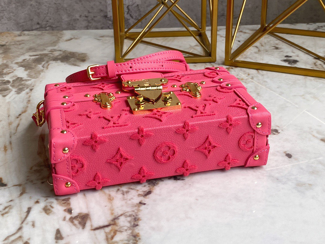 Louis Vuitton Petite Malle Pink Print Series