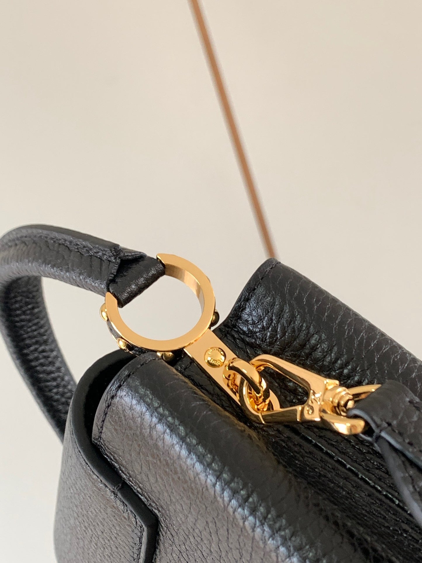 Louis Vuitton Capucines Mini Bag In Black