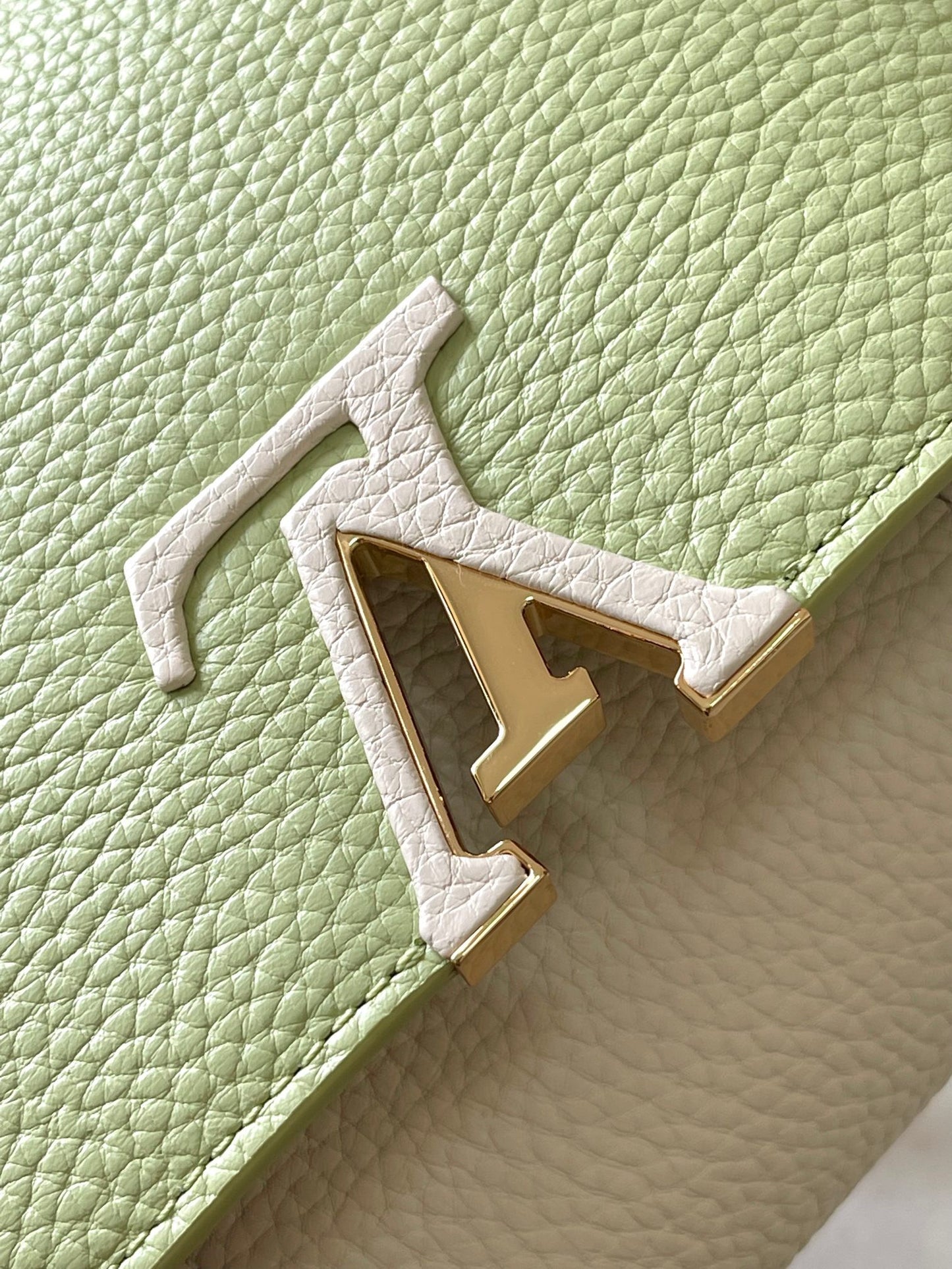 Louis Vuitton Capucines Mini  Bag In Avocado Green