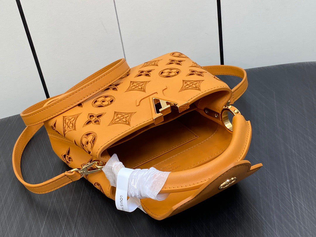 Louis Vuitton Capucines Mini  Bag In Khaki