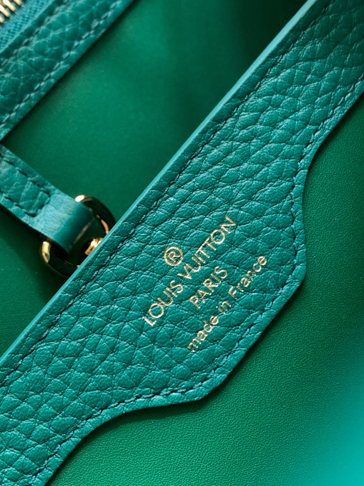 Louis Vuitton Capucines Small  Bag In Dark Green