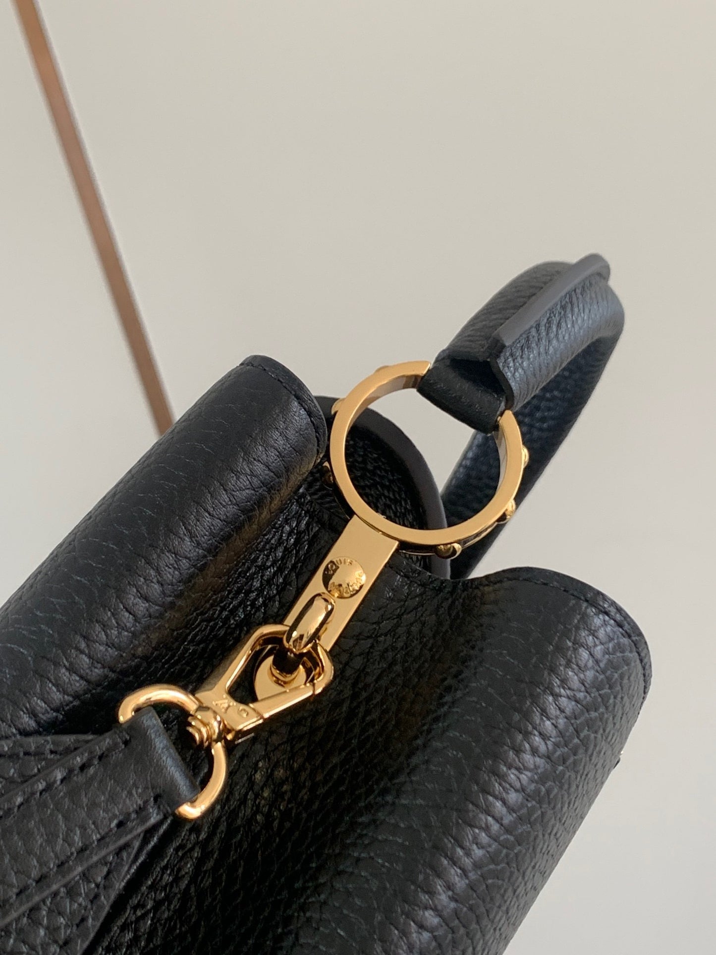 Louis Vuitton Capucines Small  Bag In Black