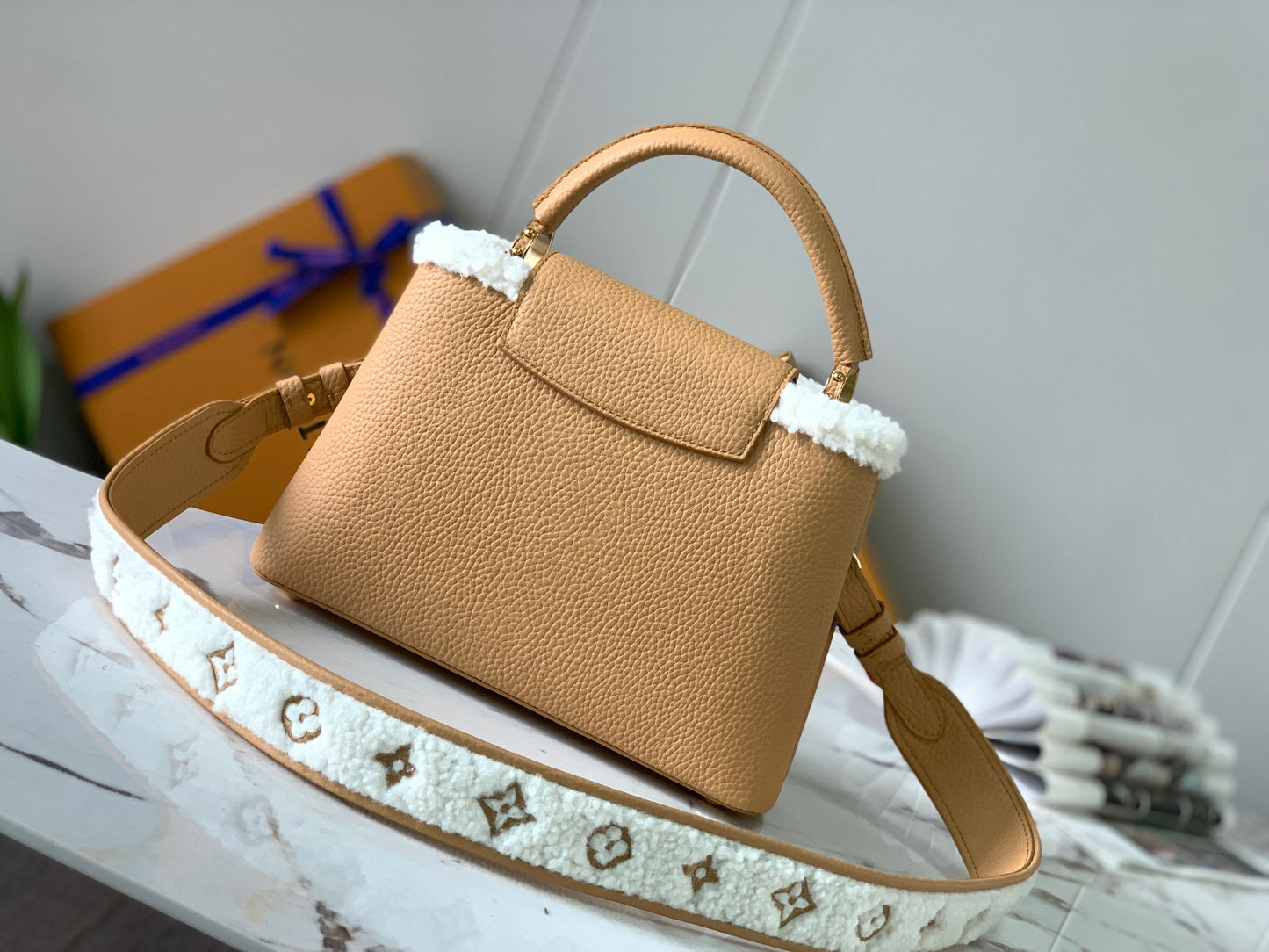 Louis Vuitton Capucines Small  Bag In Brown