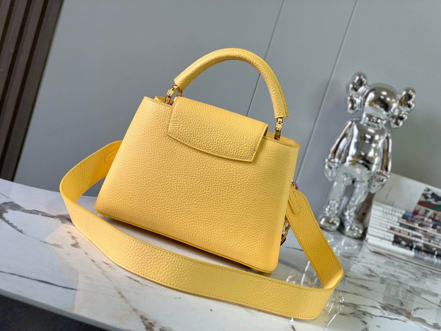 Louis Vuitton Capucines Small  Bag In Yellow