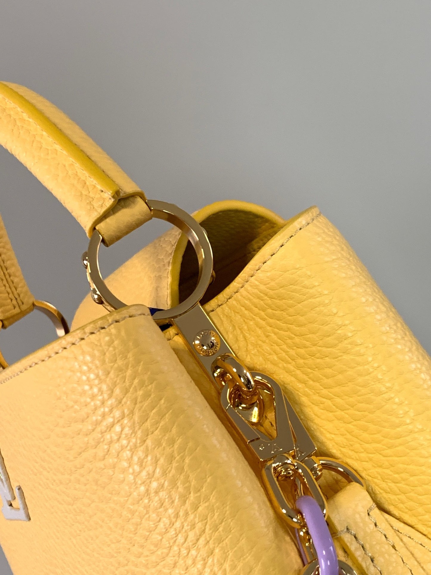 Louis Vuitton Capucines Small  Bag In Yellow