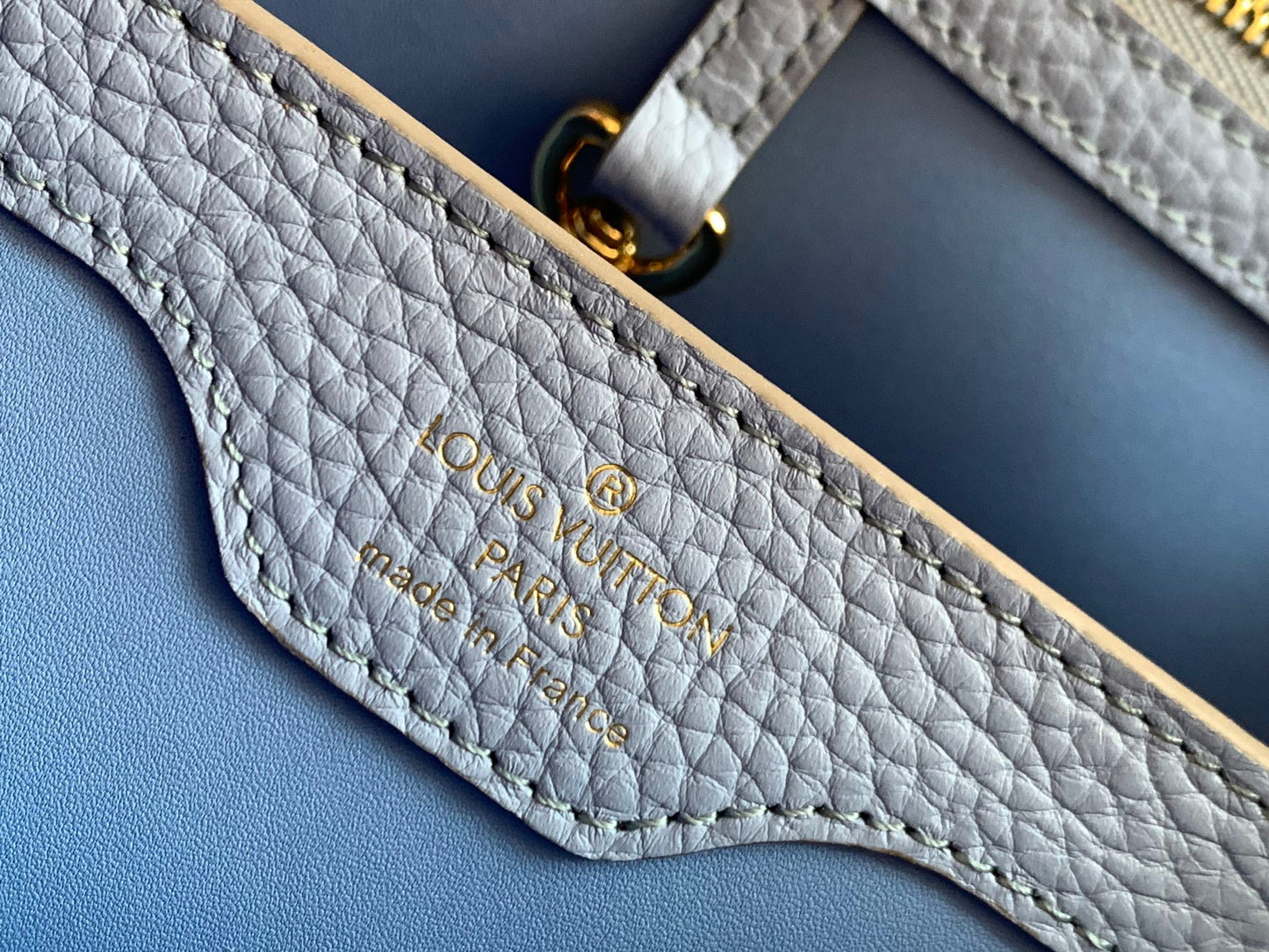 Louis Vuitton Capucines Small  Bag In Blue