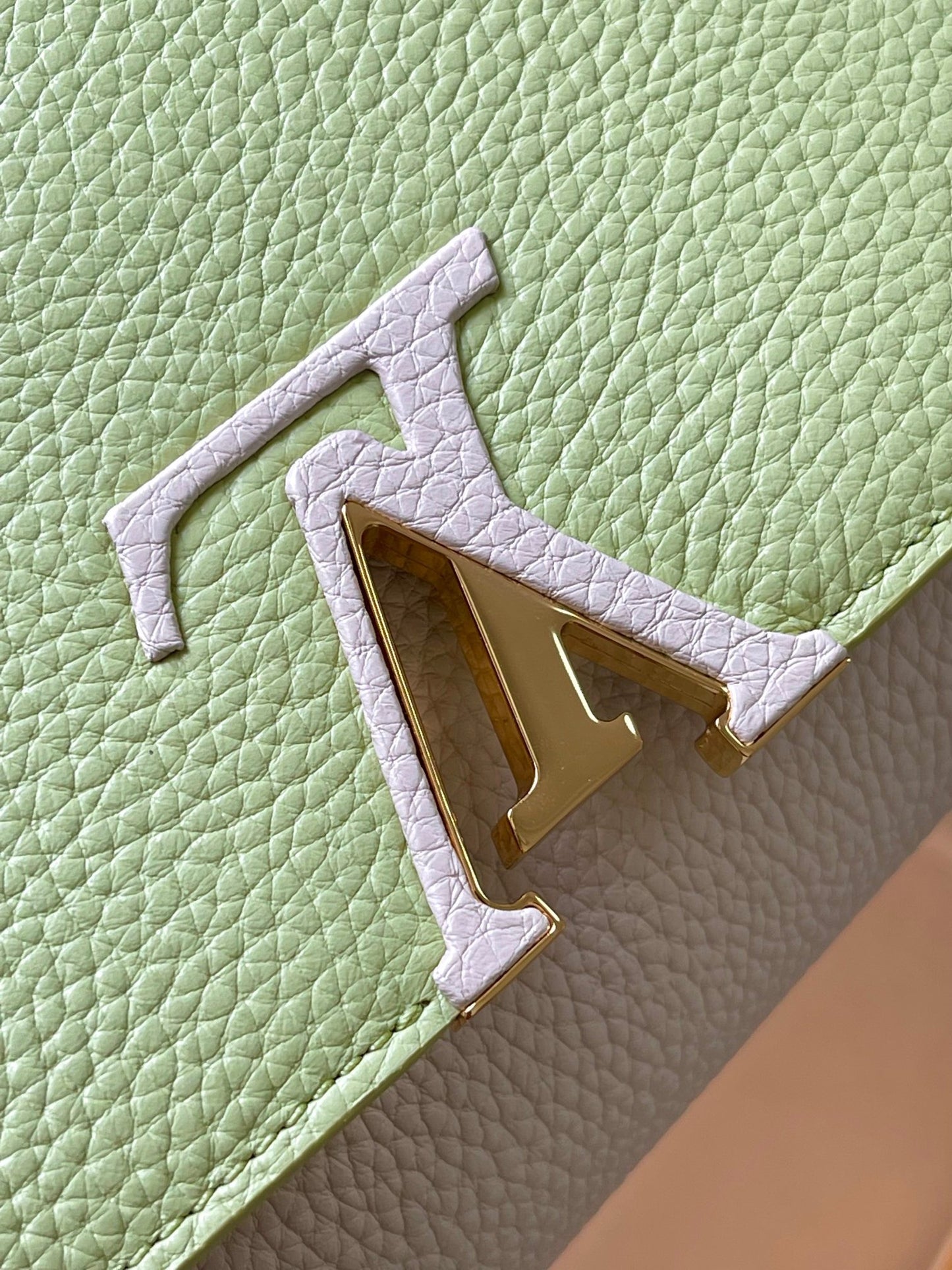 Louis Vuitton Capucines Medium Bag In Avocado Green