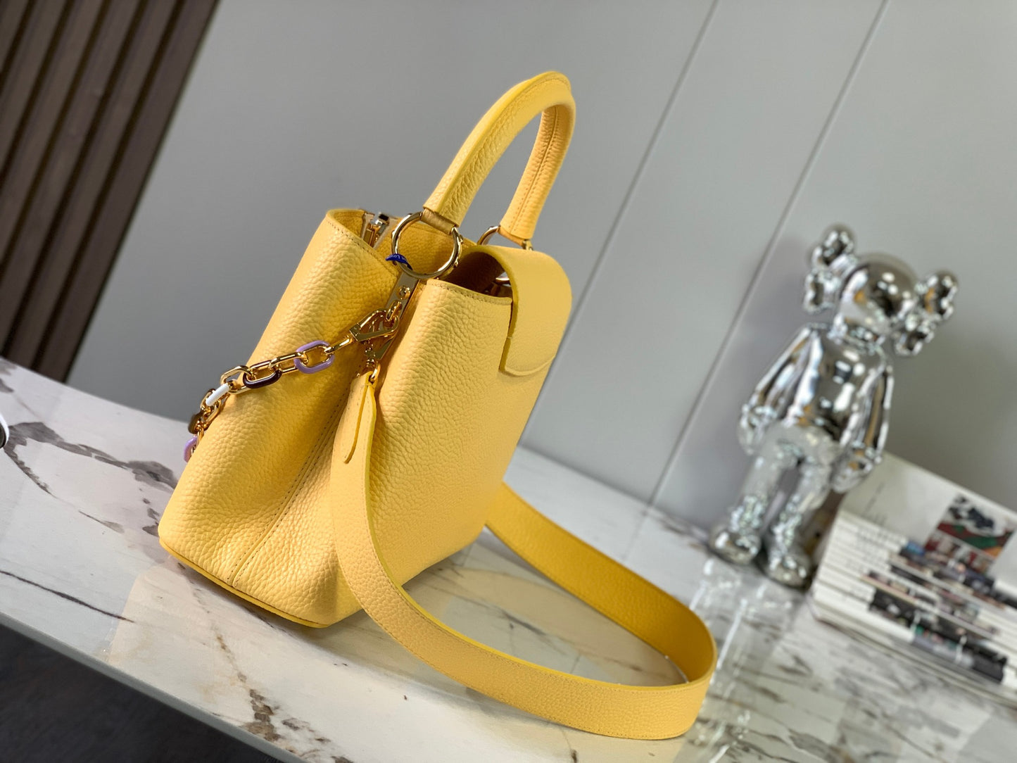 Louis Vuitton Capucines Medium Bag In Yellow