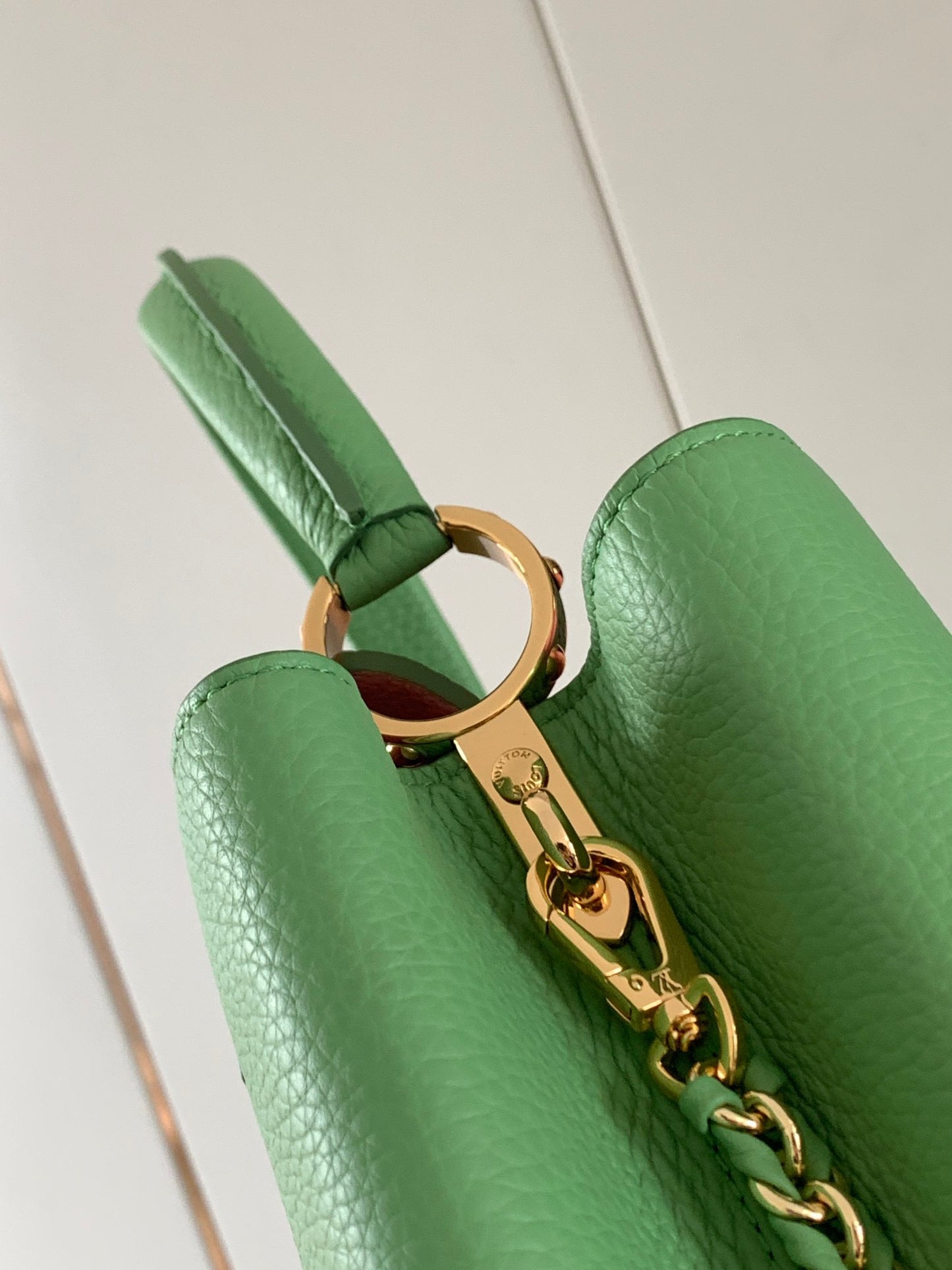 Louis Vuitton Capucines Medium Bag In Green