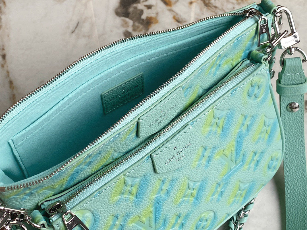 Louis Vuitton Multi Large Pochette Accessoires In Water Green