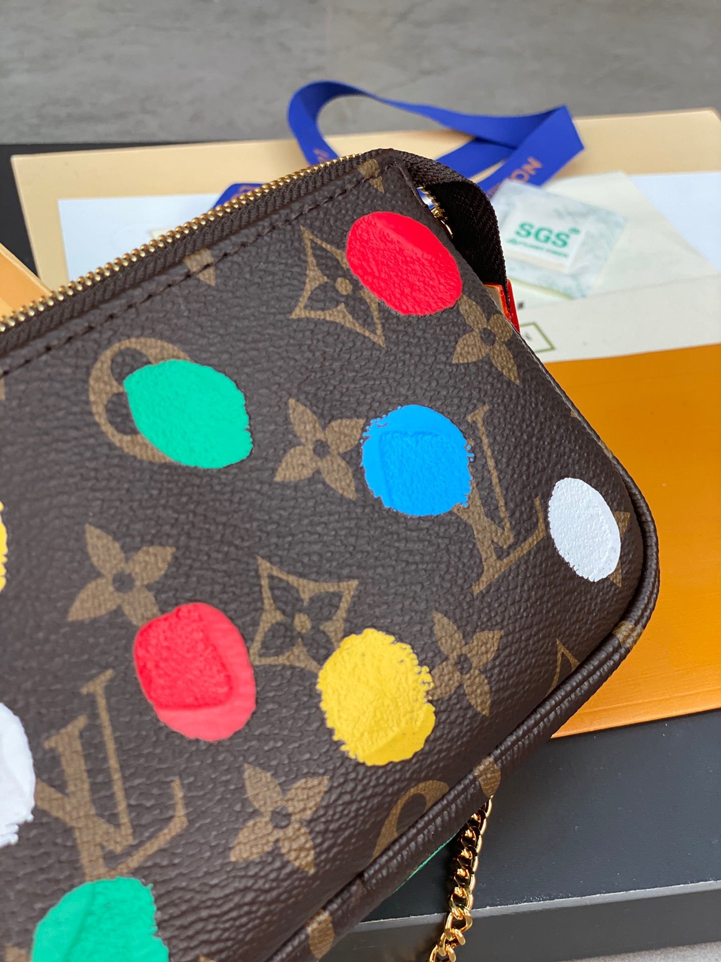 Louis Vuitton Micro Pochette Accessories In Yayoi Kusama Series