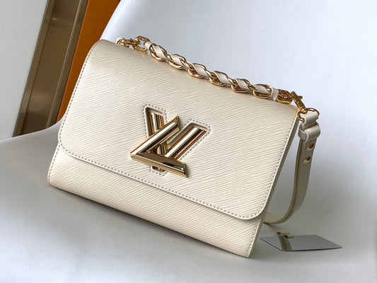 Louis Vuitton Twist Pouch In Beige Epi Leather