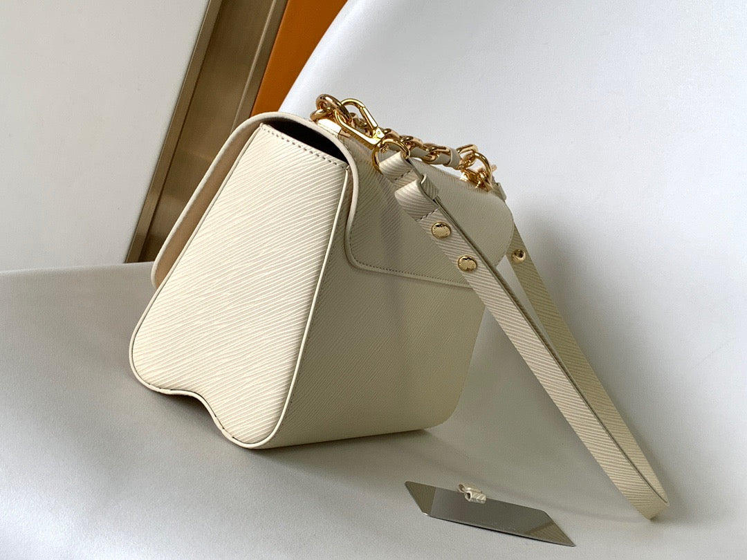 Louis Vuitton Twist Pouch In Beige Epi Leather