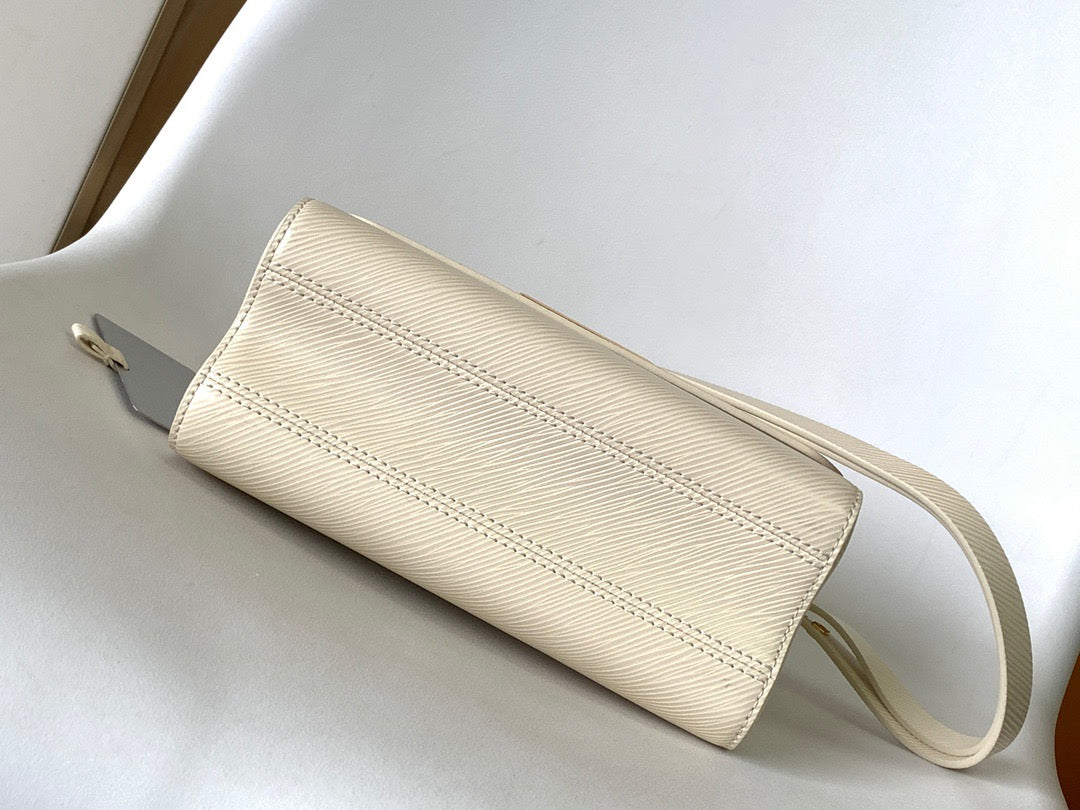 Louis Vuitton Twist Pouch In Beige Epi Leather