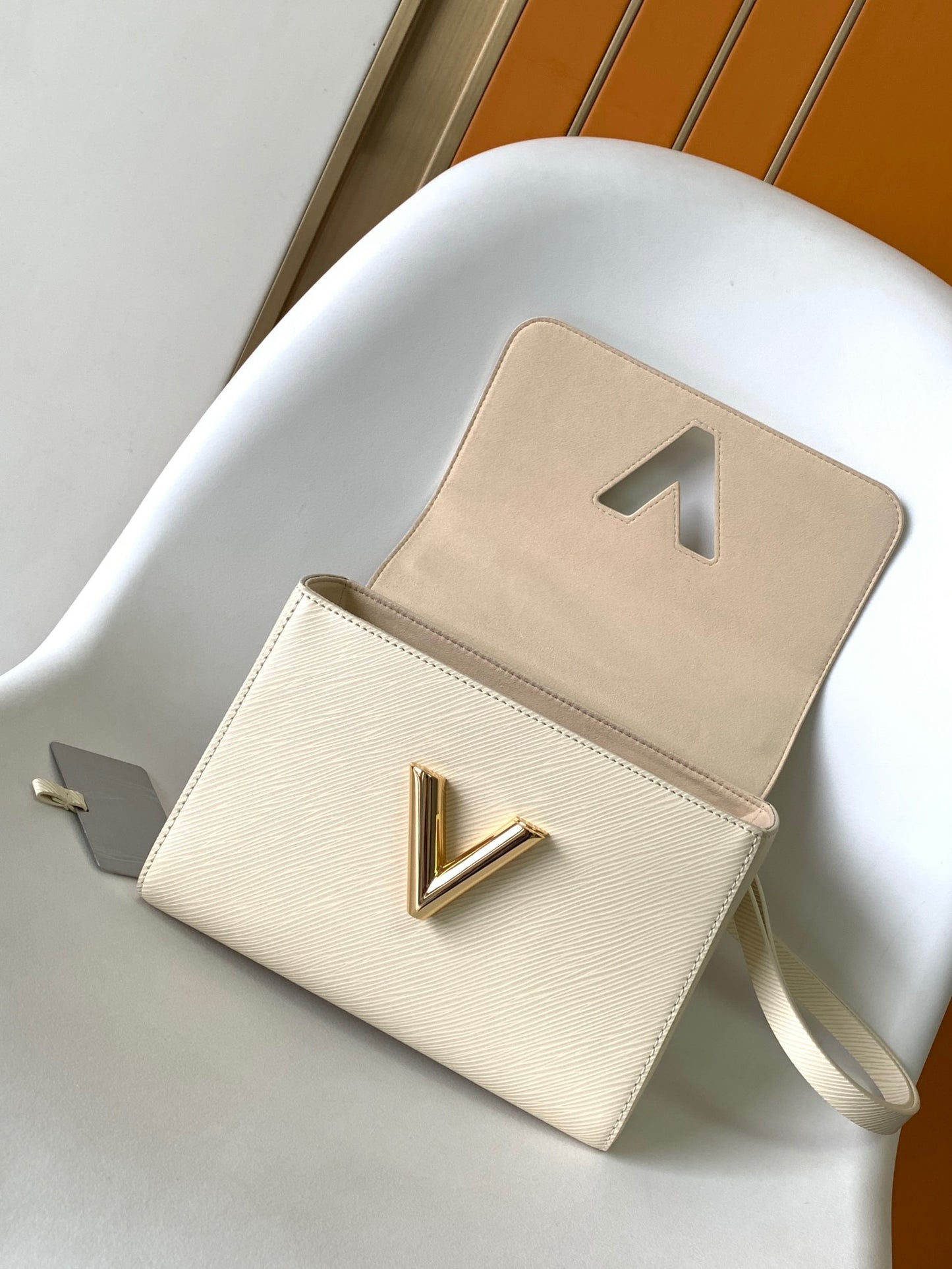 Louis Vuitton Twist Pouch In Beige Epi Leather