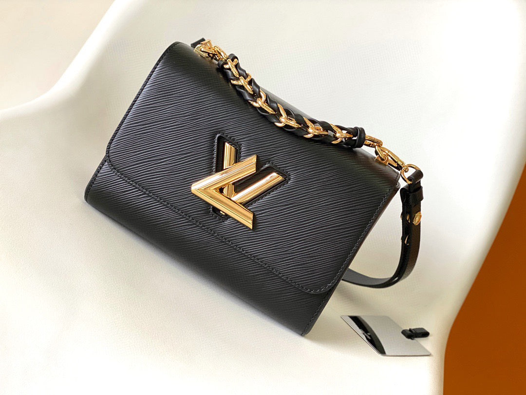 Louis Vuitton Black Epi Leather Twist With Black & Gold Handle