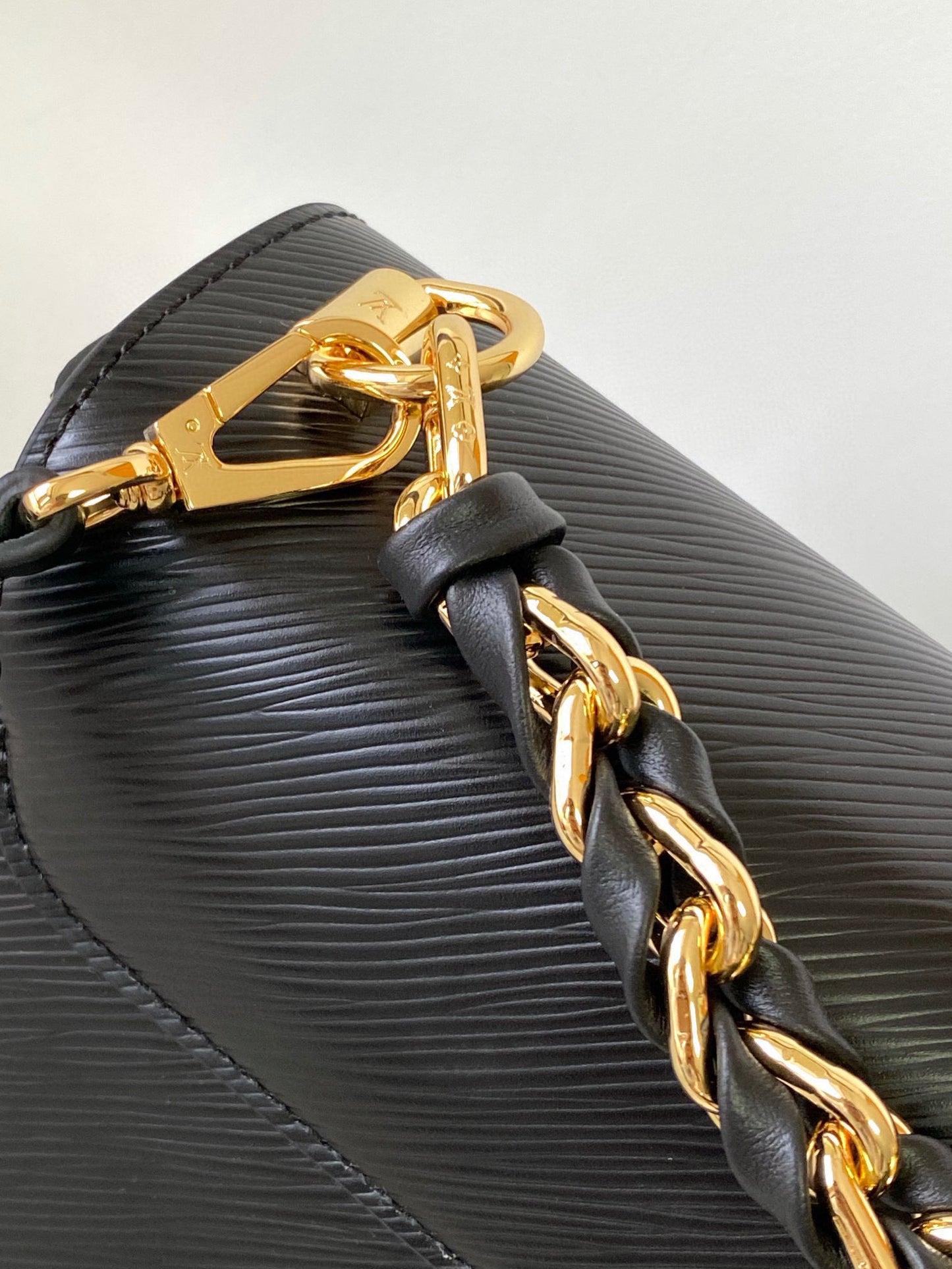 Louis Vuitton Black Epi Leather Twist With Black & Gold Handle