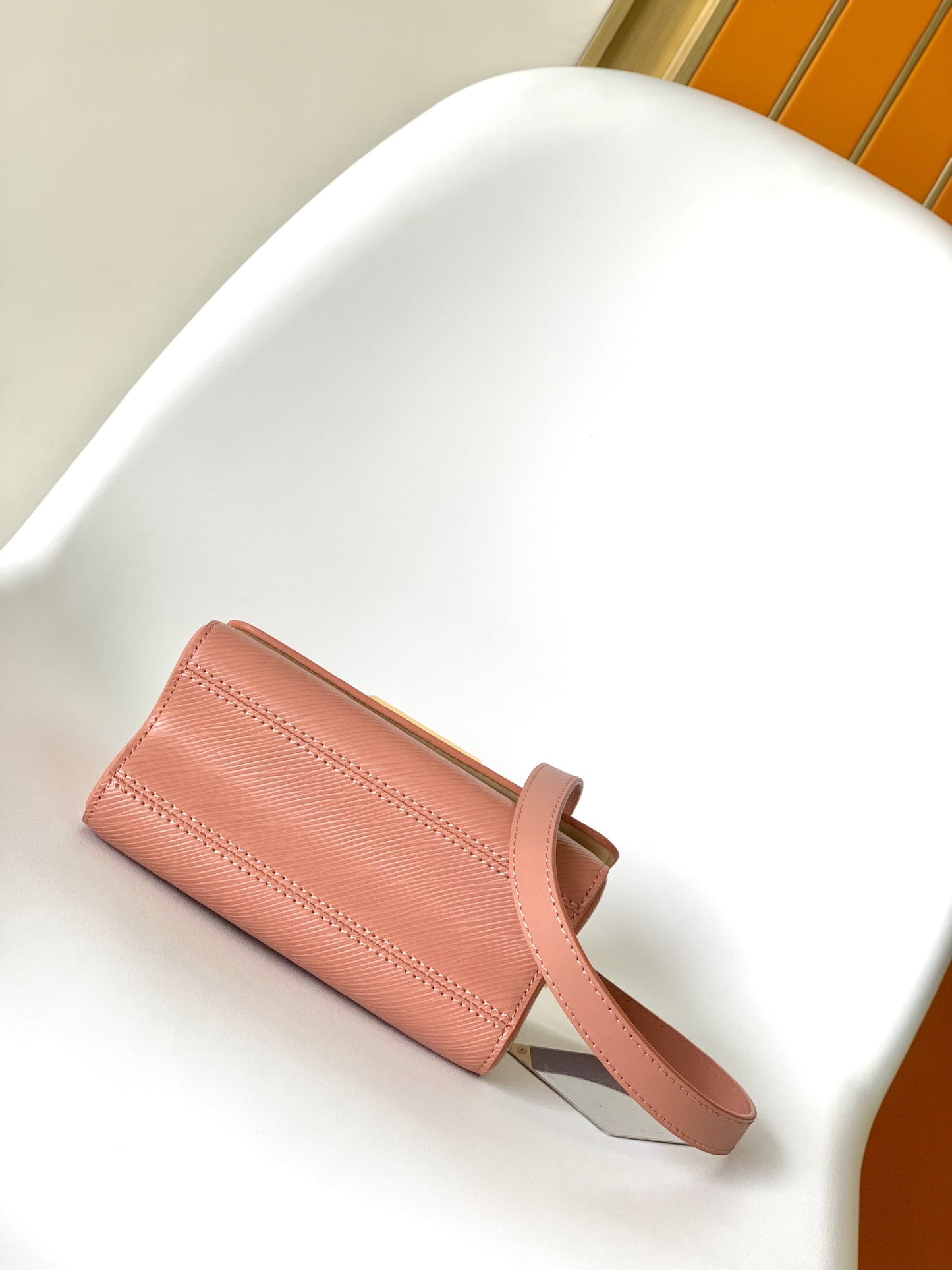 Louis Vuitton Twist Pouch In Lip Powder Epi Leather