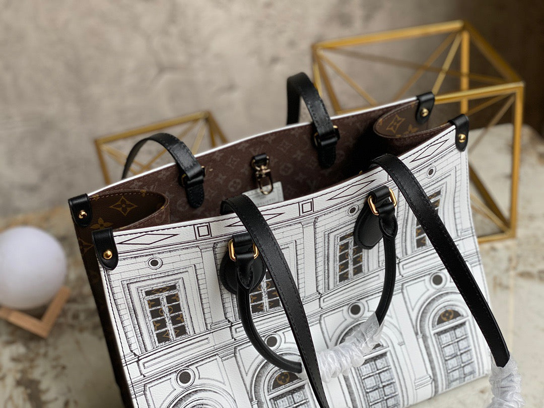 Louis Vuitton Onthego Fornasetti Series Handbags