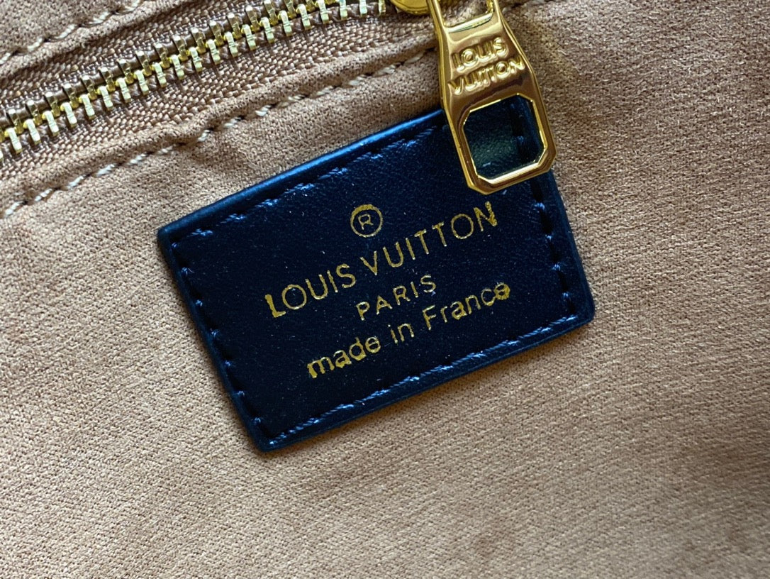 Louis Vuitton Onthego Handbags With Brown Leopard Print