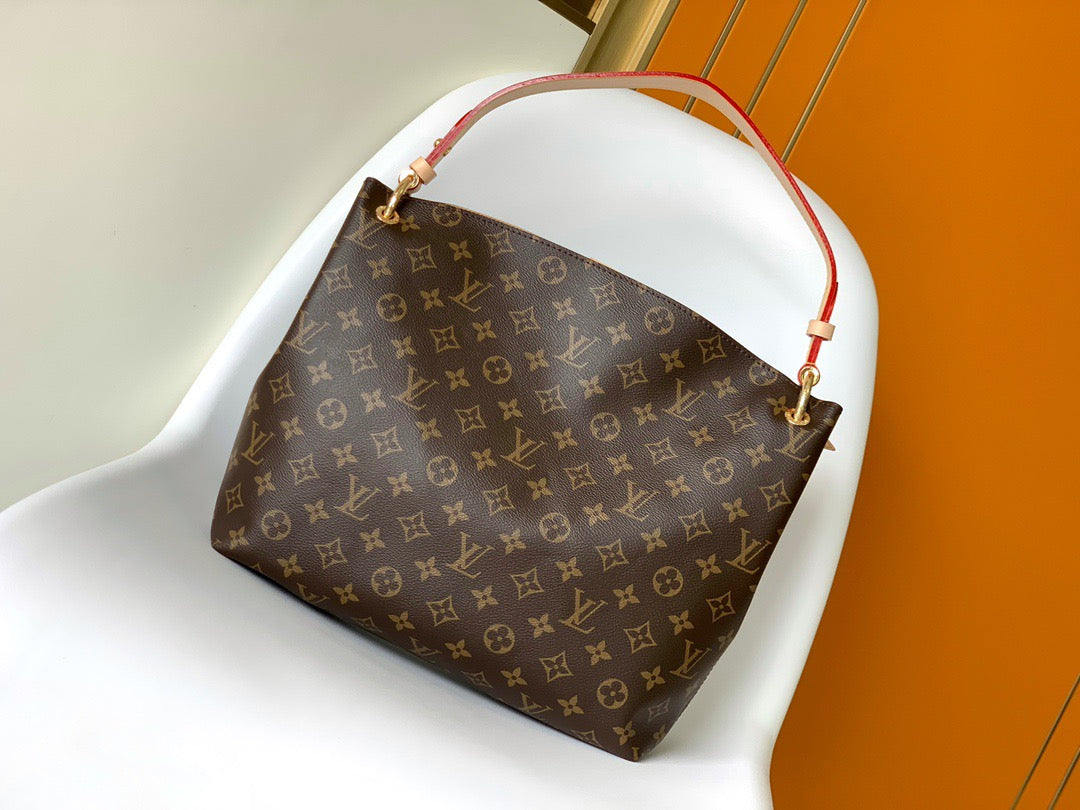 Louis Vuitton Graceful Monogram Canvas In Brown Presbyopia