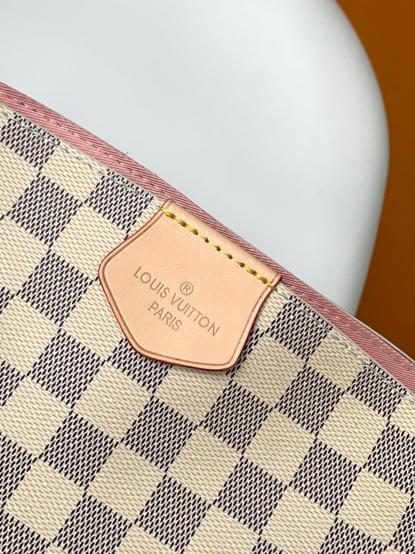 Louis Vuitton Graceful Monogram Canvas In Beige Retro Checkerboard