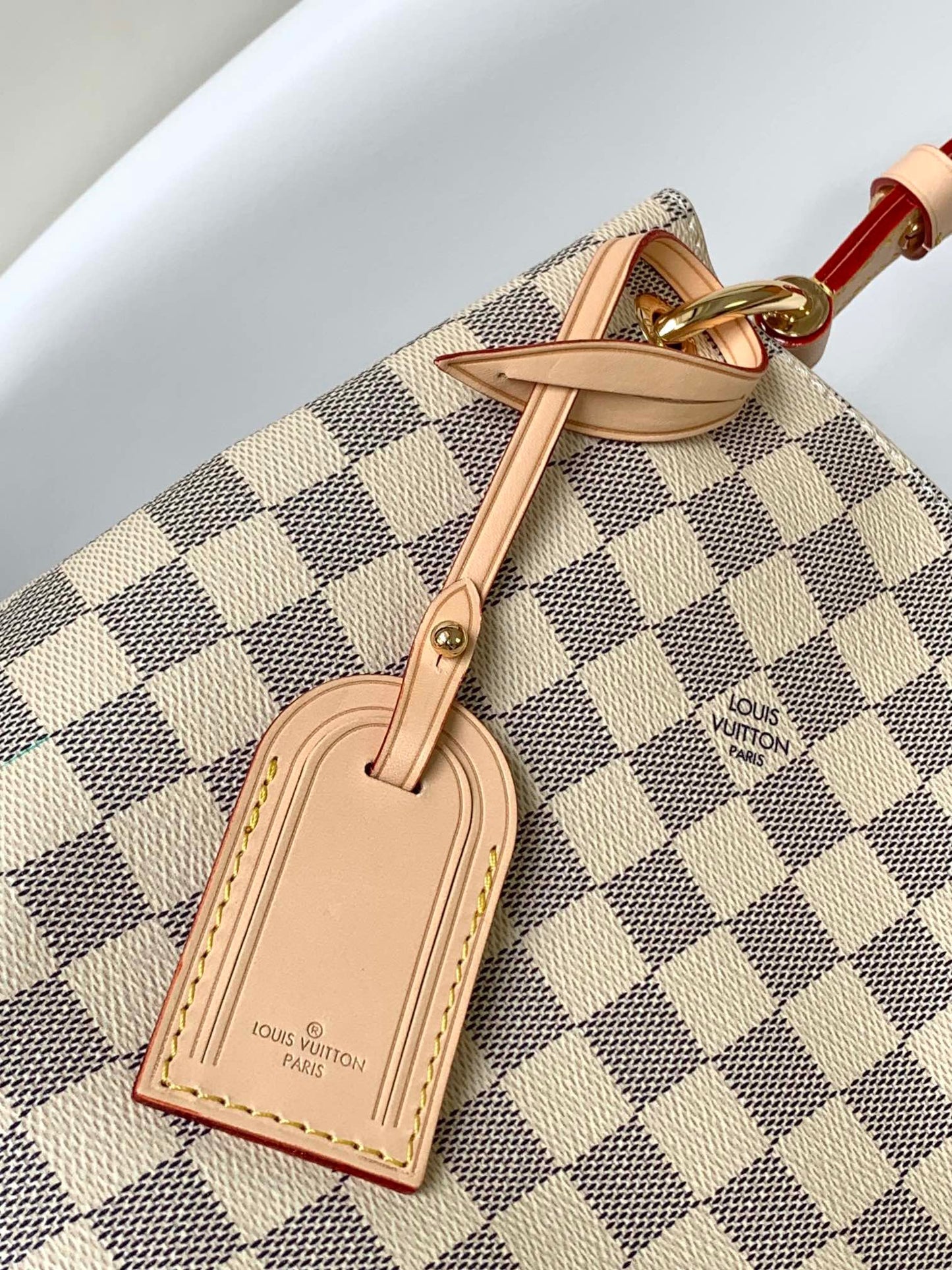 Louis Vuitton Graceful Monogram Canvas In Beige Retro Checkerboard