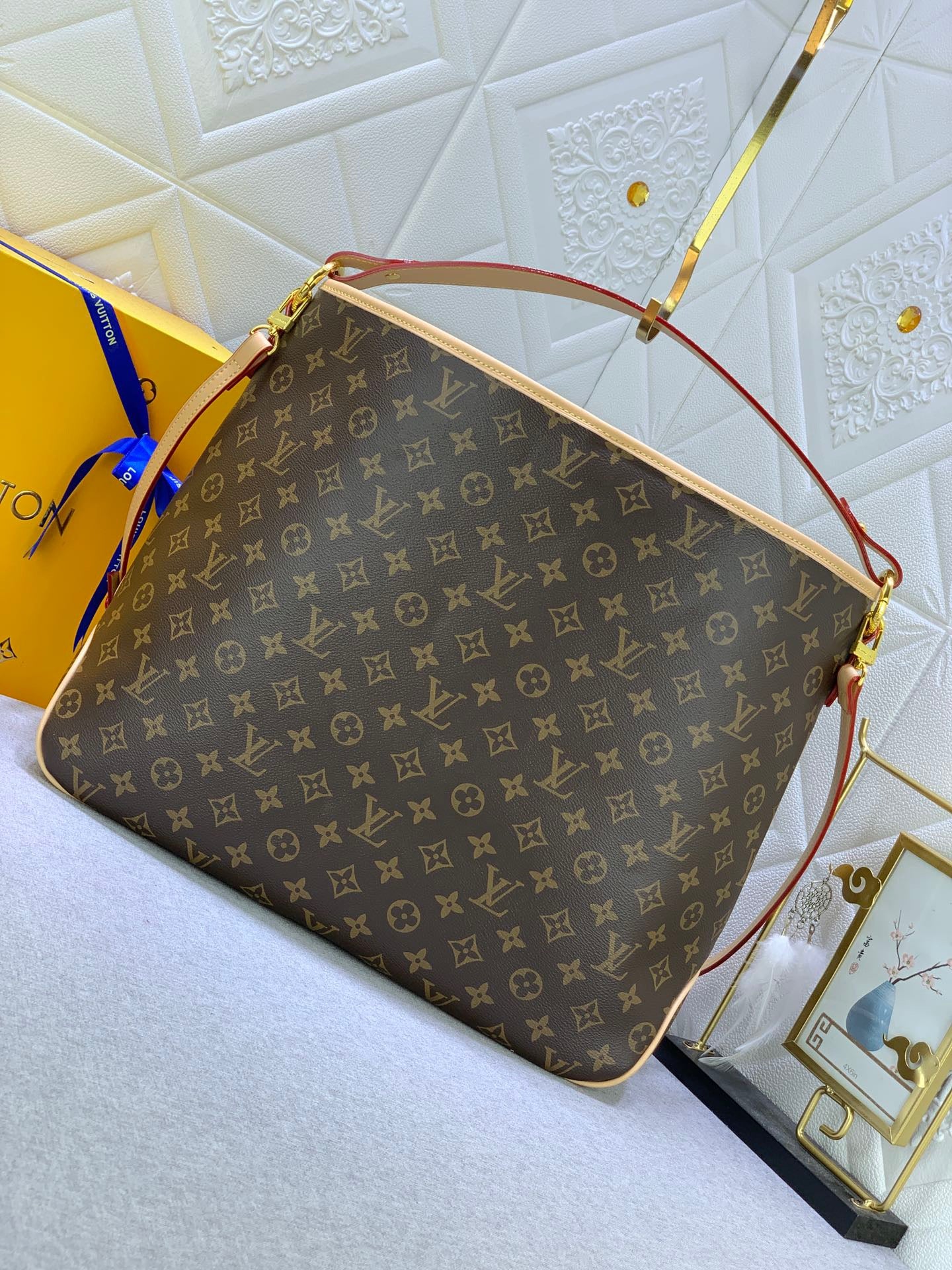 Louis Vuitton Graceful Monogram Canvas In Brown Retro Presbyopia With  Striped Lining