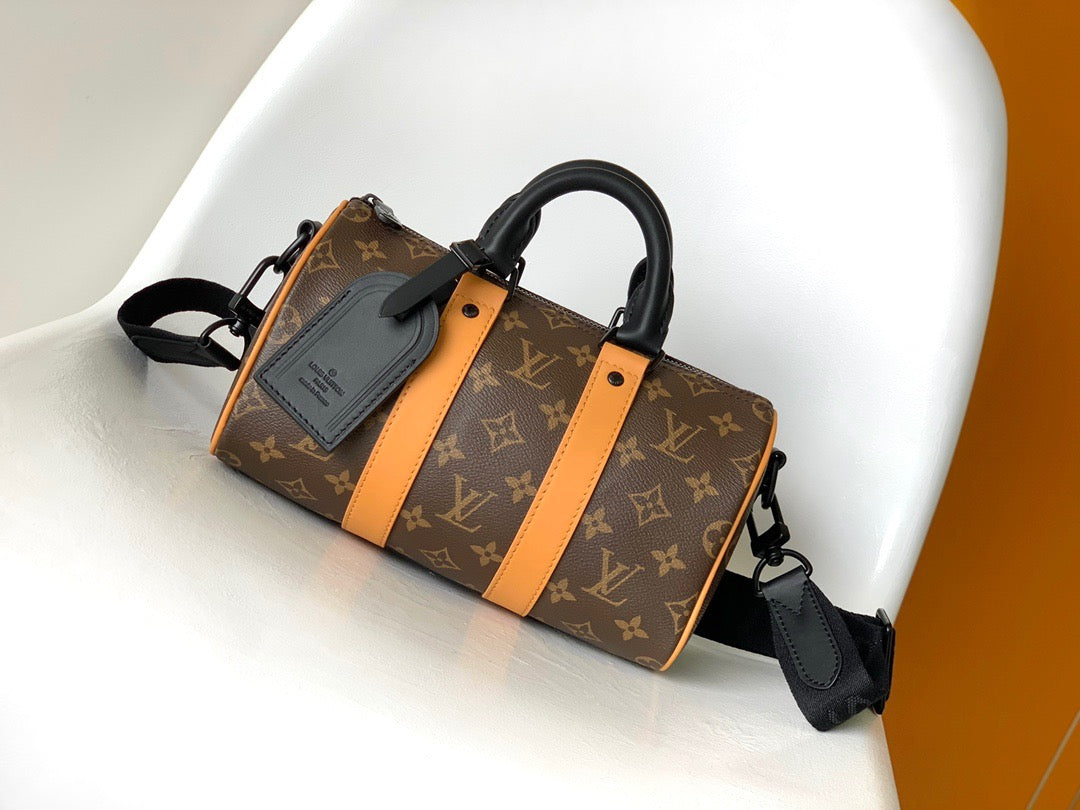 Louis Vuitton Keepall Bandouliere 25 Monogram Brown Classic Presbyopia