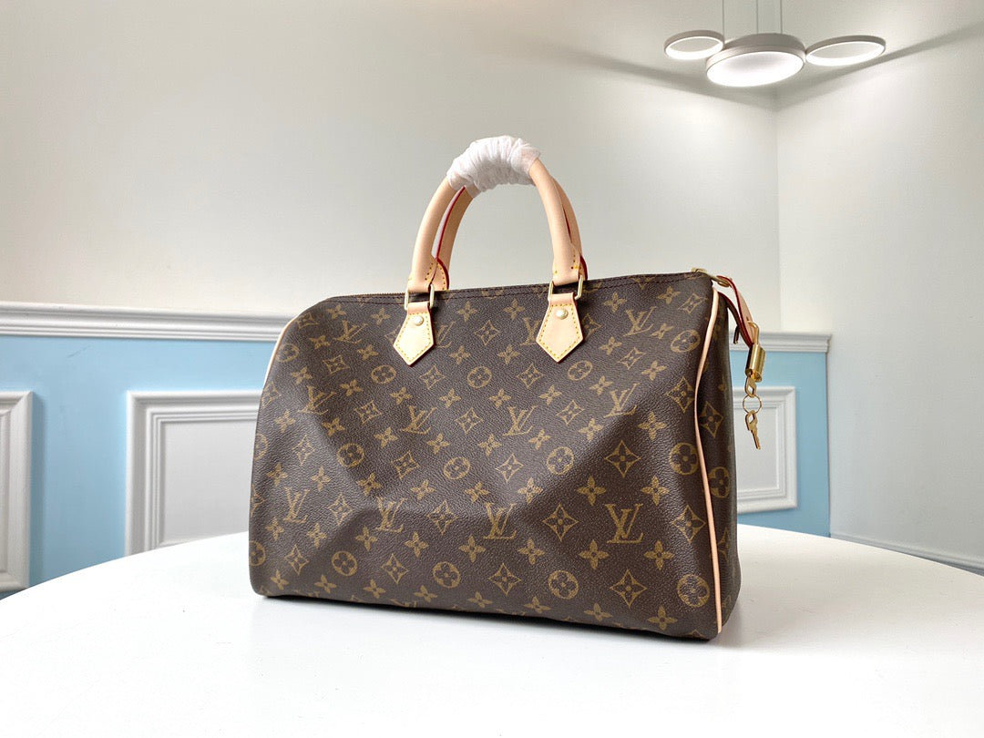 Louis Vuitton Keepall Bandouliere 35 Monogram Brown Classic Presbyopia