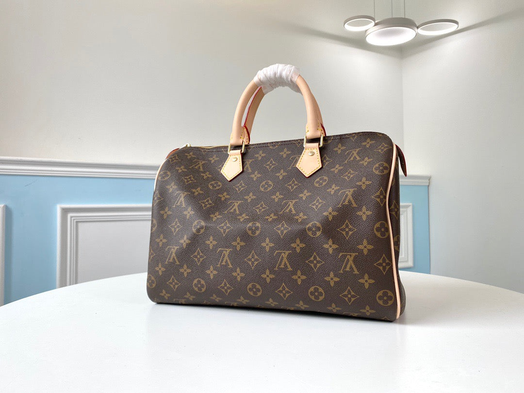 Louis Vuitton Keepall Bandouliere 35 Monogram Brown Classic Presbyopia